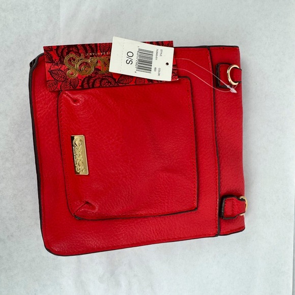 Carlos by Carlos Santana Handbags - Carlos by Carlos Santana Red Studded Tassel Crossbody Bag 742845-611 NWT